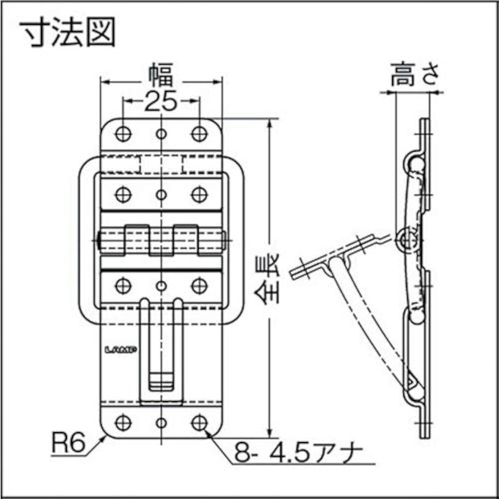 Amazon.co.jp: スガツネ工業 ランプ印 オールステンレス鋼製